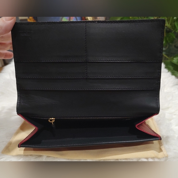 FENDI monster authentic long wallet; Excellent condition red and black leather - Picture 11 of 13